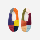 Mismatch Rib Slippers