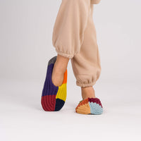 Mismatch Rib Slippers
