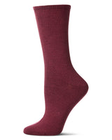 Solid Soft Flat Knit Cashmere Crew