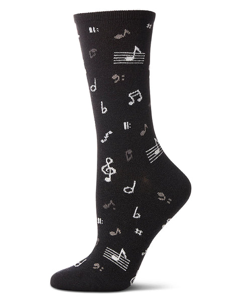 Musical Notes Cashmere Crew