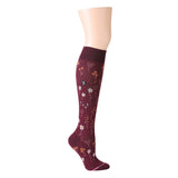 Alpine Garden Knee High Compression Socks
