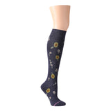 Ditsy Sunflower Knee High Compression Socks
