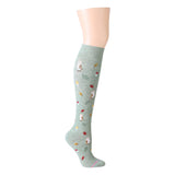 Forest Owl Knee High Compression Socks