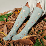 Forest Owl Knee High Compression Socks