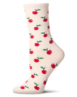 Cherry Cashmere Crew