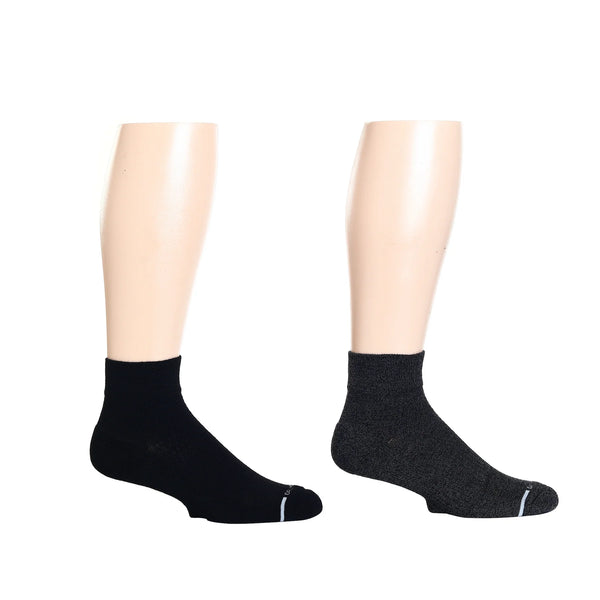 Solid Compression Men’s Quarter Crew 2-Pack