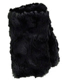 Reversible Short Cuddly Faux Fur Fingerless Gloves
