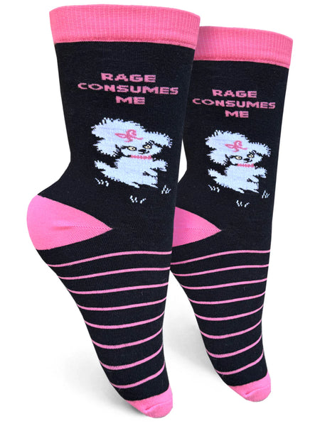 Rage Consumes Me Crew Socks