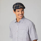 Faux Wool Plaid Men’s Driver Cap