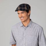 Faux Wool Plaid Men’s Driver Cap