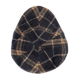 Faux Wool Plaid Men’s Driver Cap