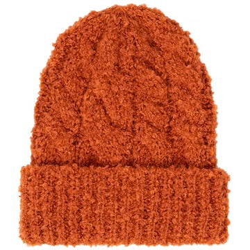 Hayride Boucle Cable Knit Beanie