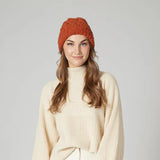 Hayride Boucle Cable Knit Beanie