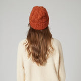 Hayride Boucle Cable Knit Beanie