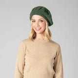 Rainy Day Machine Knit Slouchy Boucle Beret