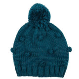 Bobble Knit Kid’s Beanie with Pom