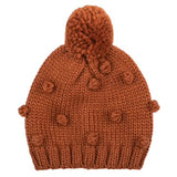 Bobble Knit Kid’s Beanie with Pom