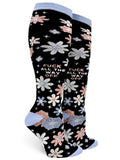 Fuck All The Way Off Knee High Compression Socks