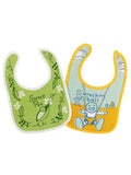 Sweet Pea/Wreck Ball Baby Bibs Set of 2