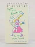 Sweet Reminders 3x5 Spiral Notebook