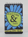 Gratitude & Shit 3x5 Spiral Notebook