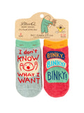 I Don’t Know/Binky Baby Socks