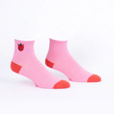 Strawberry Cat Quarter Crew