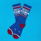 Mentally I’m At The Cottage Unisex Gym Crew Socks