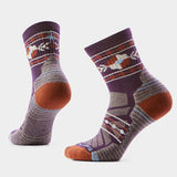 Hike Light Cushion Retro Floral Mid Crew