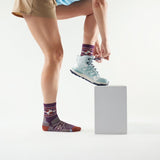 Hike Light Cushion Retro Floral Mid Crew