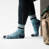 Hike Light Cushion Striped Mid Crew Sock