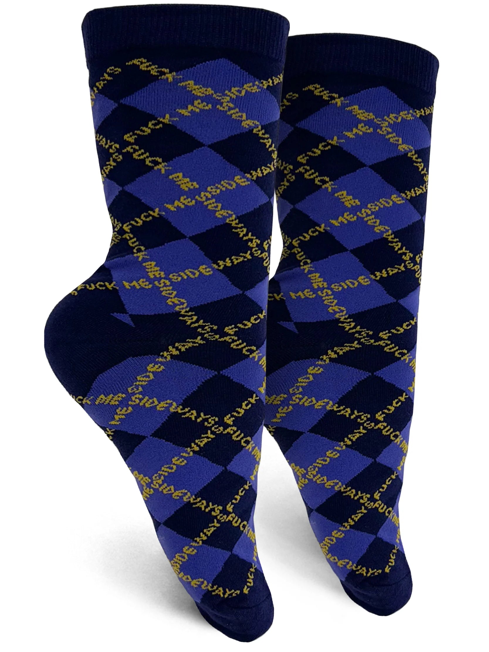 Fuck Me Sideways Crew Socks – Pippi Socks