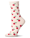 Totally Cherry on Top Cashmere Crew