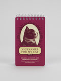 Nicknames For Cat 3x5 Spiral Notebook