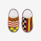 Pattern Patch Slide Slippers