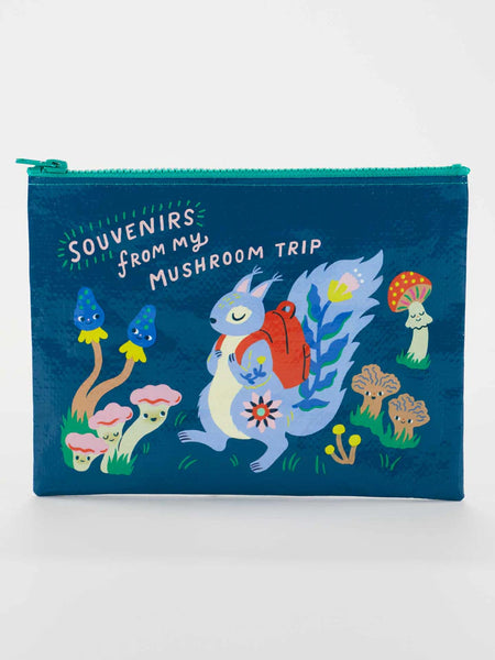 Mushroom Trip Zipper Pouch