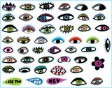 Stink Eye Sticker Set