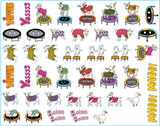 Baby Goats Sticker Set