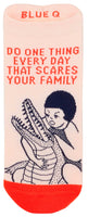 Scares Family Sneaker Sock