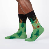 Sasquatch Camp Out Men’s Crew Sock