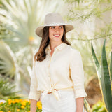 Victoria UPF Straw Fedora Sun Hat