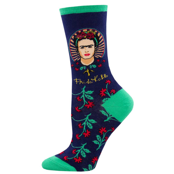 Frida Flower Crew Sock