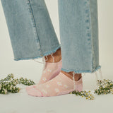 Floral Dot Ankle Sock 2-Pack