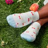Cherry Mini Heart Compression Ankle Sock 2-Pack