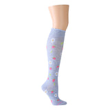 Strawberry Floral Knee High Compression Socks