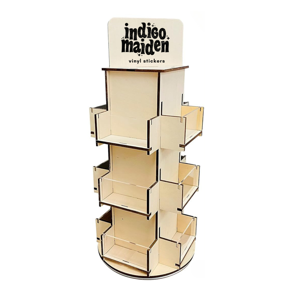Vinyl Sticker Display + 288 Bestselling Stickers