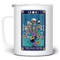 The Dog Mom Tarot Card Insulated Travel Mug