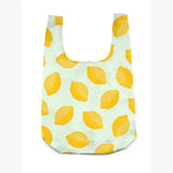 Fresh Lemon 2-in-1 Bag Charm & Reusable Shopper Bag