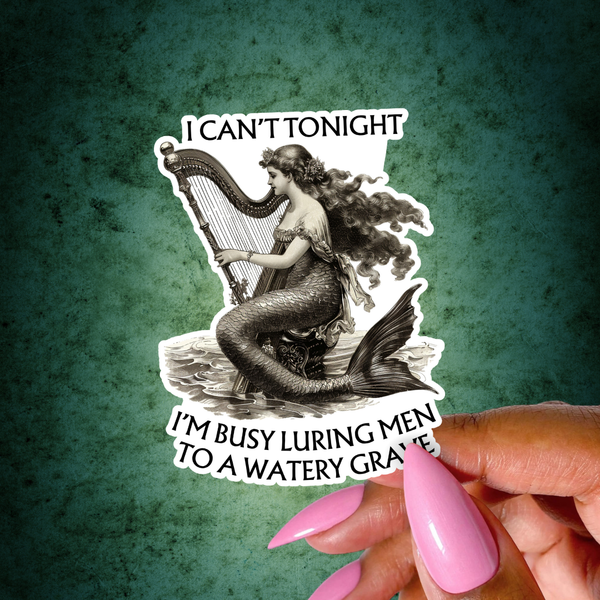 Funny Greek Mythology Siren Sticker