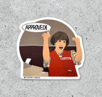SNL Target Lady Vinyl Sticker